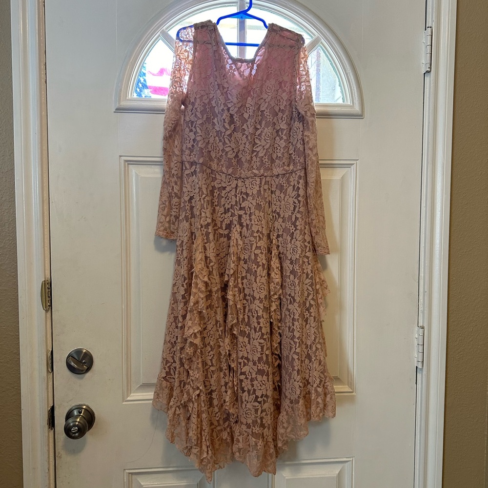 Joyfolie Sandy Dress in blush - size 14
